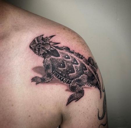 Tattoos - Dayton Smith Horned Toad - 144458